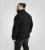 D555 Louth Micro Fleece Jacket with Sherpa Lining Black - Jakne - Moške bunde za Močnejše Postave