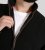 D555 Louth Micro Fleece Jacket with Sherpa Lining Black - Jakne - Moške bunde za Močnejše Postave