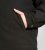 D555 Epsom Harrington Jacket with Zip Through Collared Melton Black - Jakne - Moške bunde za Močnejše Postave