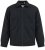 D555 Epsom Harrington Jacket with Zip Through Collared Melton Black - Jakne - Moške bunde za Močnejše Postave