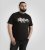 D555 Ginza Tokyo with Dragon Crew Neck T-shirt Black - Kratke Majice - Moške kratke majice za močnejše postave