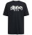 D555 Ginza Tokyo with Dragon Crew Neck T-shirt Black - Kratke Majice - Moške kratke majice za močnejše postave