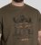 D555 Stockton Gorilla Playing Drums Crew Neck T-Shirt Khaki - Kratke Majice - Moške kratke majice za močnejše postave
