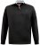 D555 Russel Fleece Sweatshirt with Chest Embroidery Black - Puloverji & jopice - Moški Puloverji & Jopice za Močnejše Postave