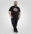 D555 Dewsbury Skeleton On Bike Crew Neck T-Shirt Black TALL SIZE - MOŠKA OBLAČILA MT-6XLT - DALJŠI kroji