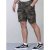 D555 Marty Camo Shorts Green - Kratke hlače - Moške Kratke Hlače za Močnejše Postave
