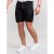 D555 Gilbert Stretch Shorts Black - Kratke hlače - Moške Kratke Hlače za Močnejše Postave