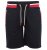 D555 DAGENHAM Jersey Shorts Black - Trenirke & kratke trenirke - Moške Trenirke za Močnejše Postave