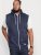D555 Blake Sleeveless Hoodie Navy - Puloverji & jopice - Moški Puloverji & Jopice za Močnejše Postave