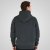 Double Outfitters MTOP-1160 Pulover s kapuco in zadrgo Temno zelena - Puloverji & jopice - Moški Puloverji & Jopice za Močnejše Postave