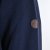 Double Outfitters MTOP-1163 Pulover s polovično zadrgo Mornarska - Puloverji & jopice - Moški Puloverji & Jopice za Močnejše Postave