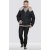 D555 Hudson Hooded Puffer Jacket Navy - Jakne - Moške bunde za Močnejše Postave