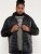 D555 Thorpe Hooded Quilted Jacket With Fleece Sleeves And Removable Fleece Hood - Jakne - Moške bunde za Močnejše Postave
