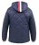 D555 Angus Diamond Quilted Puffer Jacket Navy - Jakne - Moške bunde za Močnejše Postave
