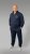 20 Nodi Ostro Stretch Fleece Cotton Tracksuit Navy - Trenirke kompleti - Moške Trenirke kompleti za močnejše postave