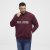 North Latitude Half Zip Pulover Bordo - Puloverji & jopice - Moški Puloverji & Jopice za Močnejše Postave