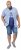 D555 JAIDEN Short Sleeve Shirt & T-shirt Combo - Srajce - Moške srajce za Močnejše Postave