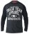 D555 KELTON Long Sleeve Raglan T-Shirt Charcoal/Black - Kratke Majice - Moške kratke majice za močnejše postave