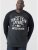 D555 KELTON Long Sleeve Raglan T-Shirt Charcoal/Black - Kratke Majice - Moške kratke majice za močnejše postave