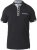 D555 SWANN Short Sleeve Stretch Polo Black - Polo majice - Moške Polo Majice za Močnejše Postave