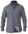 D555 Radcliff LS Printed Shirt Navy - Srajce - Moške srajce za Močnejše Postave