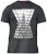 D555 Rox T-shirt Charcoal - Kratke Majice - Moške kratke majice za močnejše postave