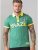 D555 Silva Polo Green - Polo majice - Moške Polo Majice za Močnejše Postave