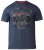 D555 Bradley T-shirt Blue - Kratke Majice - Moške kratke majice za močnejše postave