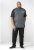 D555 Nelson Stretch Tapered Cargo Pants Black - Kavbojke & hlače - Moške Kavbojke in Hlače za Močnejše Postave
