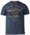 D555 Bradley T-shirt Blue - Kratke Majice - Moške kratke majice za močnejše postave