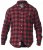 D555 Lawton LS Flannel Shirt Red - Srajce - Moške srajce za Močnejše Postave
