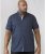 D555 Republic Short Sleeve Shirt Navy - Srajce - Moške srajce za Močnejše Postave