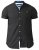 D555 Dwight Short Sleeve Shirt Black - Srajce - Moške srajce za Močnejše Postave