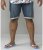 D555 Arix Denim Stretch Shorts - Kratke hlače - Moške Kratke Hlače za Močnejše Postave
