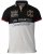 D555 Ernest Polo Black & White - Polo majice - Moške Polo Majice za Močnejše Postave