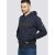 D555 Louisiana Hoodie Navy - Puloverji & jopice - Moški Puloverji & Jopice za Močnejše Postave