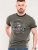 D555 Hereford Brooklyn Motorbike Printed Ringer T-Shirt Khaki - Kratke Majice - Moške kratke majice za močnejše postave