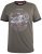 D555 Hereford Brooklyn Motorbike Printed Ringer T-Shirt Khaki - Kratke Majice - Moške kratke majice za močnejše postave