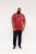 D555 Brisbane Santa Monica Route 66 Printed T-Shirt Red - Kratke Majice - Moške kratke majice za močnejše postave