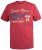 D555 Brisbane Santa Monica Route 66 Printed T-Shirt Red - Kratke Majice - Moške kratke majice za močnejše postave