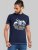D555 Axbridge Motorbike Printed T-Shirt - Kratke Majice - Moške kratke majice za močnejše postave