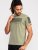 D555 Yarwell Printed T-Shirt With Sleeve Pocket - Kratke Majice - Moške kratke majice za močnejše postave