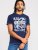 D555 Prestwick Florida Floral Printed T-Shirt - Kratke Majice - Moške kratke majice za močnejše postave