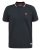 D555 Kirby Birdseye Pique Polo Black - Polo majice - Moške Polo Majice za Močnejše Postave