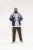 D555 Columbus Cut And Sew Panelled Zip Through Hoody Blue - Puloverji & jopice - Moški Puloverji & Jopice za Močnejše Postave