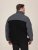D555 Daly Quarter Zip Fleece Sweatshirt Črna/Siva - Puloverji & jopice - Moški Puloverji & Jopice za Močnejše Postave