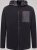 D555 Damien Micro Fleece Zip Through Hoody Črna/Siva - Puloverji & jopice - Moški Puloverji & Jopice za Močnejše Postave
