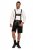 JP1880 Genuine Leather Traditional Lederhosen Shorts Black - Kratke hlače - Moške Kratke Hlače za Močnejše Postave