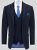 D555 Ted 4 Way Stretch Tailored Suit Jacket Mornarska - Obleke - Velike številke oblek za moške