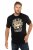 JP1880 Guns N’ Roses Skull Comfort Fit Band T-Shirt Black - Kratke Majice - Moške kratke majice za močnejše postave